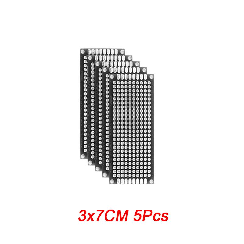 5/10PCS PCB Board Prototype Board Black Double Side Circuit Boards 2x8 3x7 4x6 5x7 7x9cm DIY Electronic Kit Free Shipping