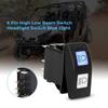 15A 24V Headlight Switch Car Modification Full Beam Switch Simple Connection Boat Type Switch  Car