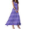 Women's Summer Casual Fashion Printed Dress V Neck Sleeveless Dress