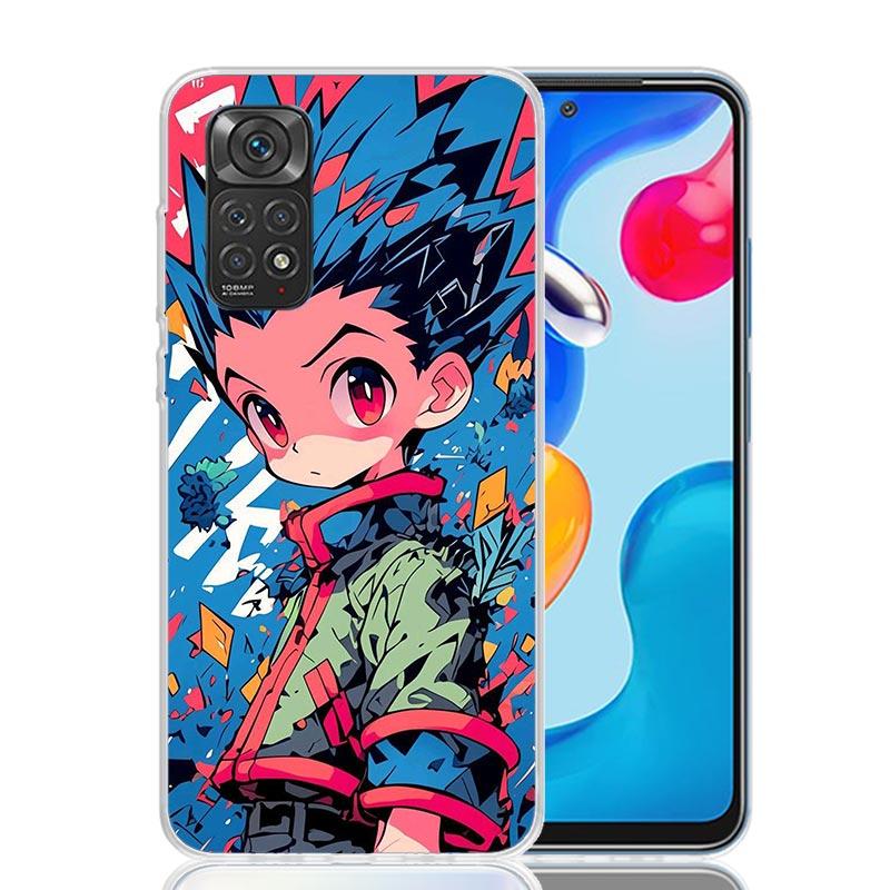 Huner X-Hunters Cute Phone Case For Xiaomi Redmi Note 15 14 13 12S 12 Pro Plus 11S 11E 11 11T 10S 10 Art Soft Pattern Cover Redm