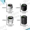 VRS Badge Car Wheel Tire Stem Air Valve Caps Dustproof Covers For Skoda Octavia Rapid Superb Fabia Yeti 4Pcs Accessories