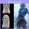 Gruselige Halloween Kostüm Accessoire Hohe Qualität Latex Maske Game Of Thrones Weißer Wanderer