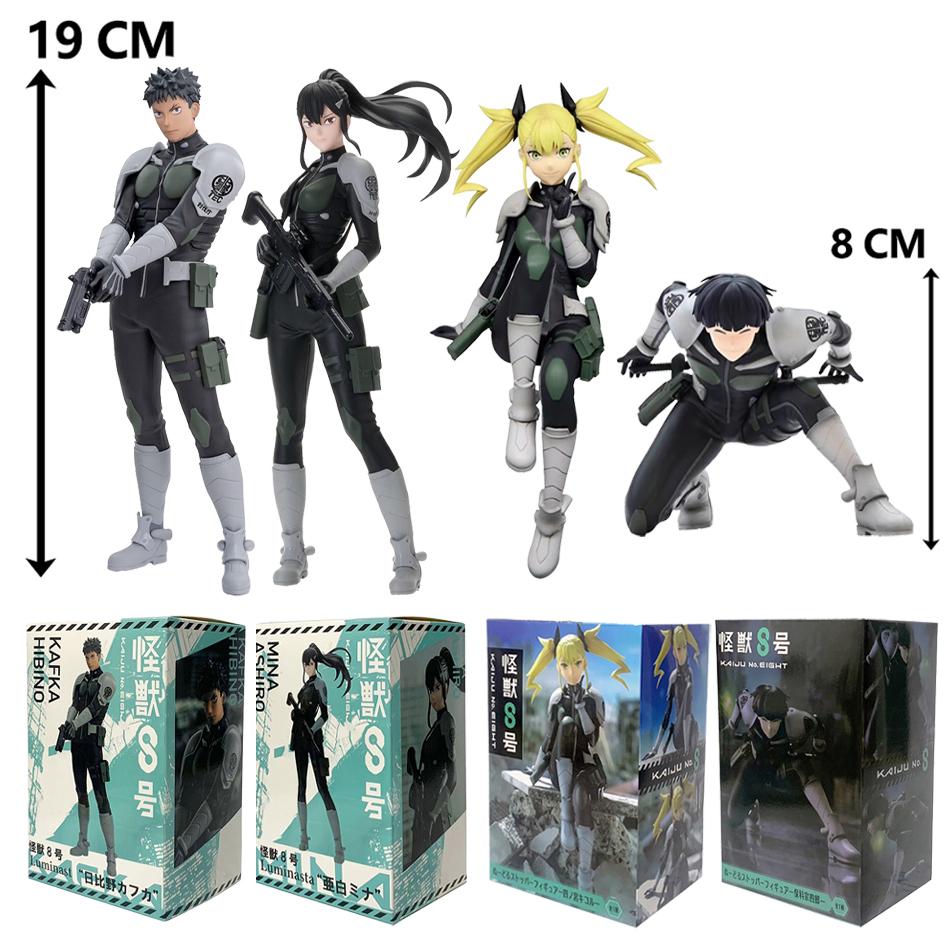 Anime Figurine Kaiju No. 8 Soshiro Hoshina Kikoru Shinomiya Kafka PVC Figure Anime Characteristics of Standing Posture Model Toy