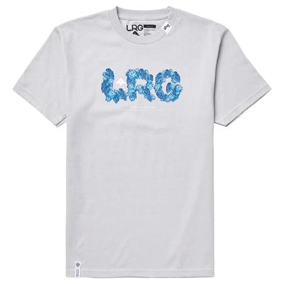 Lifted Research Group Herren Silber Floral Lux Kurzarm T-Shirt NWT Klein