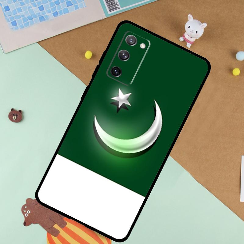 Pakistan Flag Soft Case For Samsung Galaxy S24 Ultra S9 S10 S20 S22 S21 Plus S23 FE S25 Ultra Funda Cover