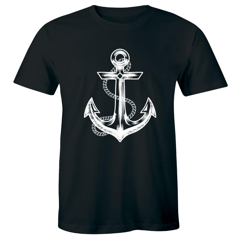Nautical Ship Anchor Sailor Diver Sailing Boat Outdoors Water Tee Men s T-Shirt M