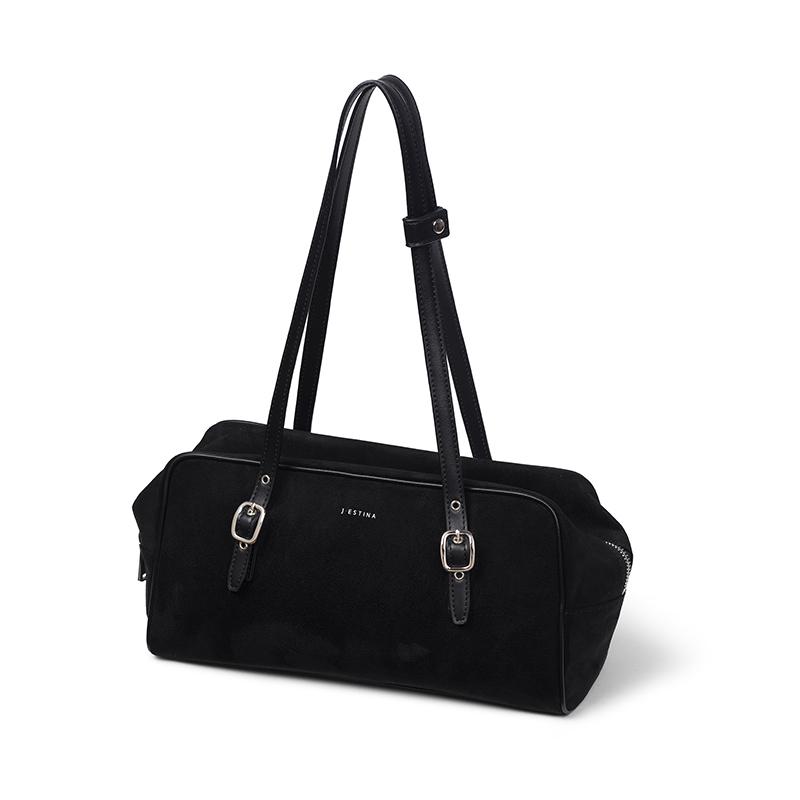 Jestina Vero Suede Md Shoulder Bk (Jhneha4Bf931Bk260)