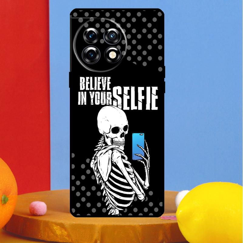 Skeleton Skull Art Cover For OnePlus Nord 3 2 CE 4 Lite N30 N20 N10 OnePlus 8T 10T 13 13R 12 12R 11 10 Pro Case