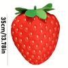 Cute Fruit Kids Pillow Stuffed Strawberry Plush Pillows Super Soft Girls Pillows Cushion Seat Stuffed Strawberry Toy for Kids