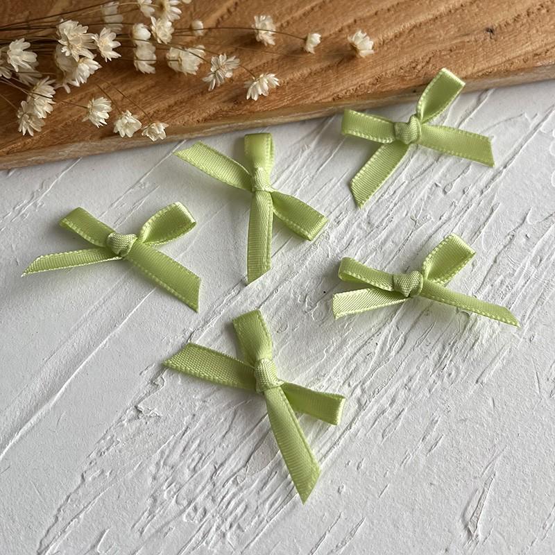 2.5cm Wide Handmade Ribbon Bow Knot for DIY Clothing & Hair Accessories, Card Holders, and Decorations