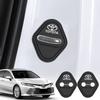 2/4pcs Car Silicone Door Lock Protective Cover Anti-Collision Shock Absorbing Pad For 4runner Harrier Venza Yaris Cross