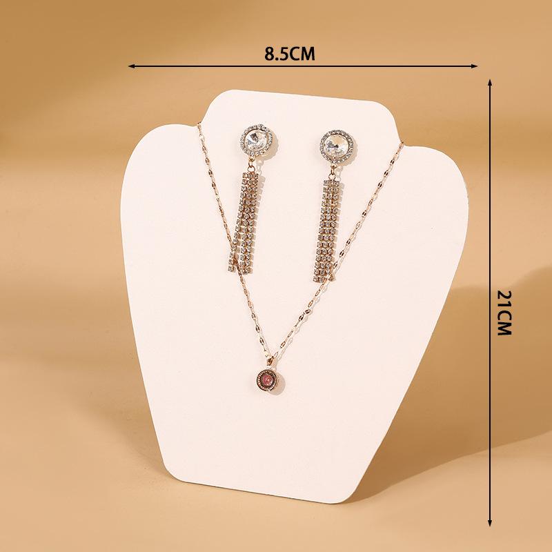 Necklace Display Stand, Earrings, Stud Earrings, Jewelry, Hanger, Necklace, Portrait Model Display Board, Necklace Rack.
