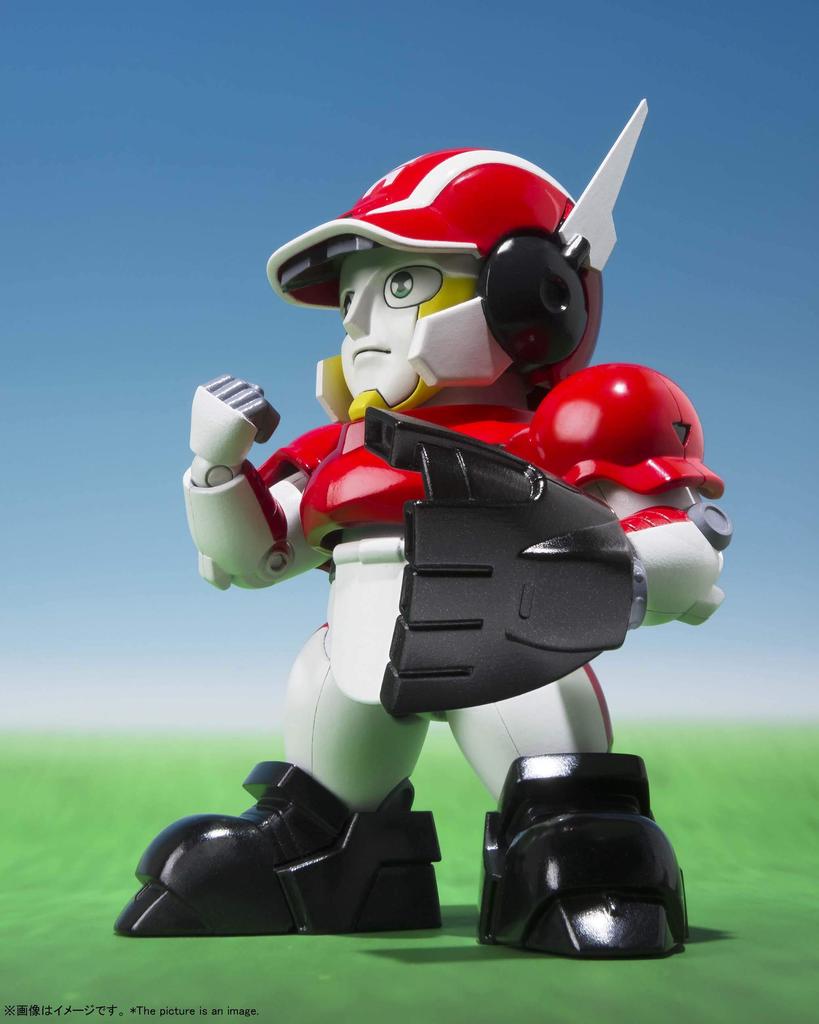 TAMASHII NATIONS Chogokin Iron Leaguer Magnum Ace 80mm ABS PVC Painted Movable Figure Gale! Approx. Die-cast & &