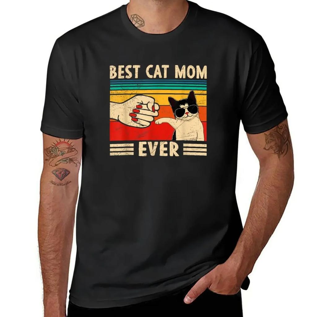 Best Cat Mom Ever T-Shirt plus size tops tops Men's t-shirt