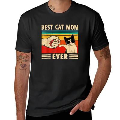Best Cat Mom Ever T-Shirt Plus Size Tops Tops Men's T-shirt