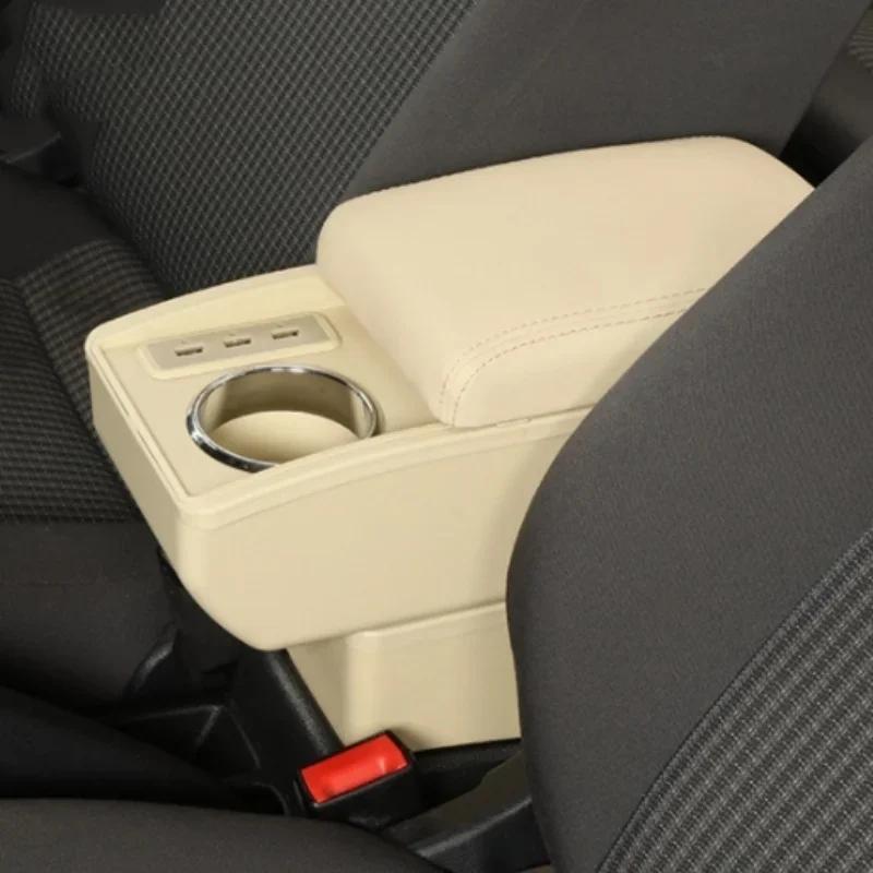 For Seat Ibiza Armrest Box For Seat Ibiza 6j Ibiza 6L Car Armrest Auto Storage Box 2010-2019 Dedicated Retrofit Car Accessories