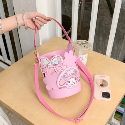 Cute Rabbit Shoulder Messenger Bag New Personalized Street Girls Bag Large Capacity Cartoon Handbag