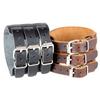 Punk Styles Adjustable Leather Cuff Bracelet For Men Sturdy Wide Wristband Fashion Accessory
