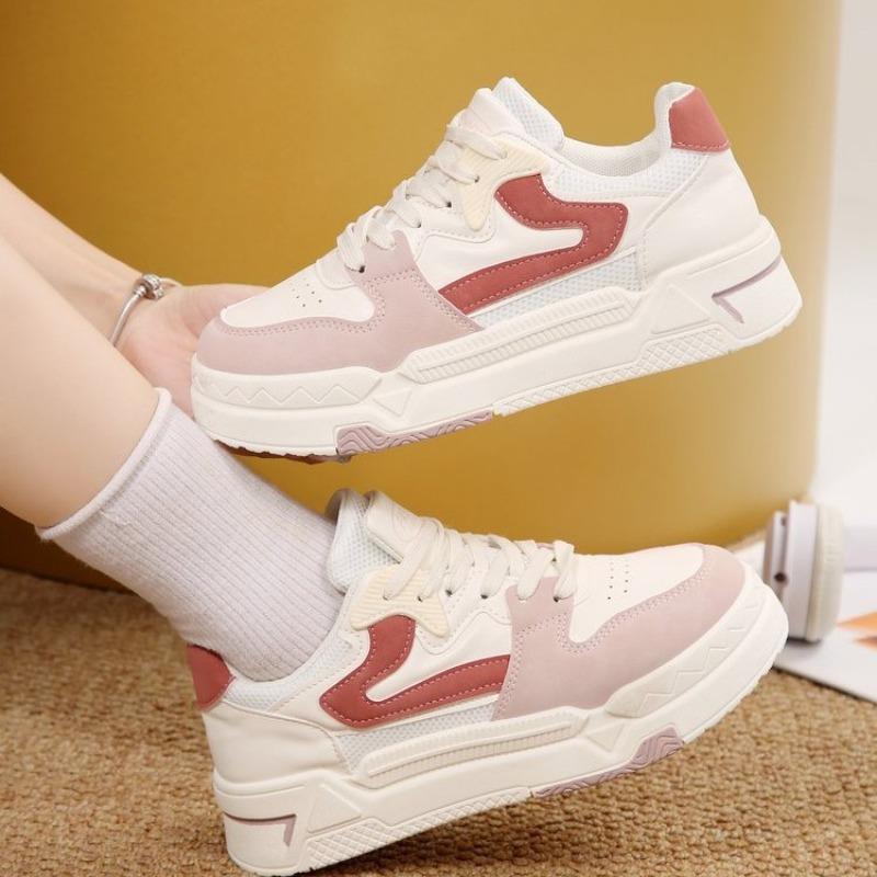 thick-soled heightening lace-up board shoes women's autumn new fashion trend women's shoes versatile casual sports shoes