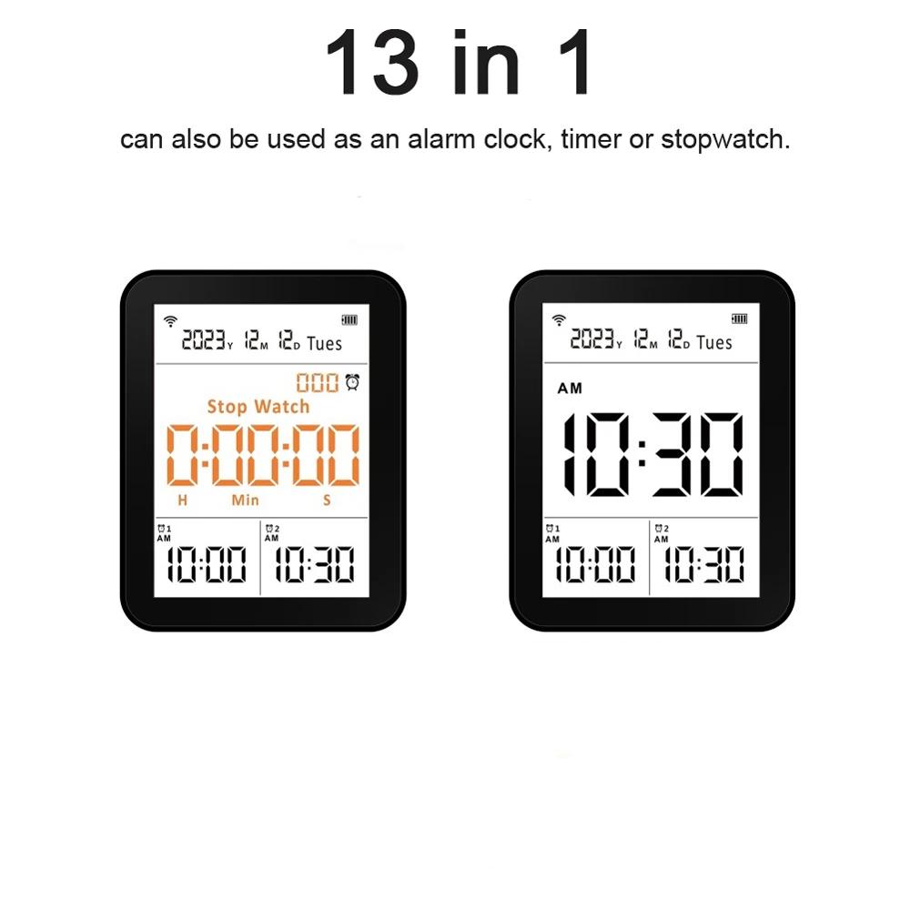 13 In 1 Tuya WIFI Air Quality Detector Detector Monitors CO2 Concentration, TVOC Value and HCHO Value In Real Time
