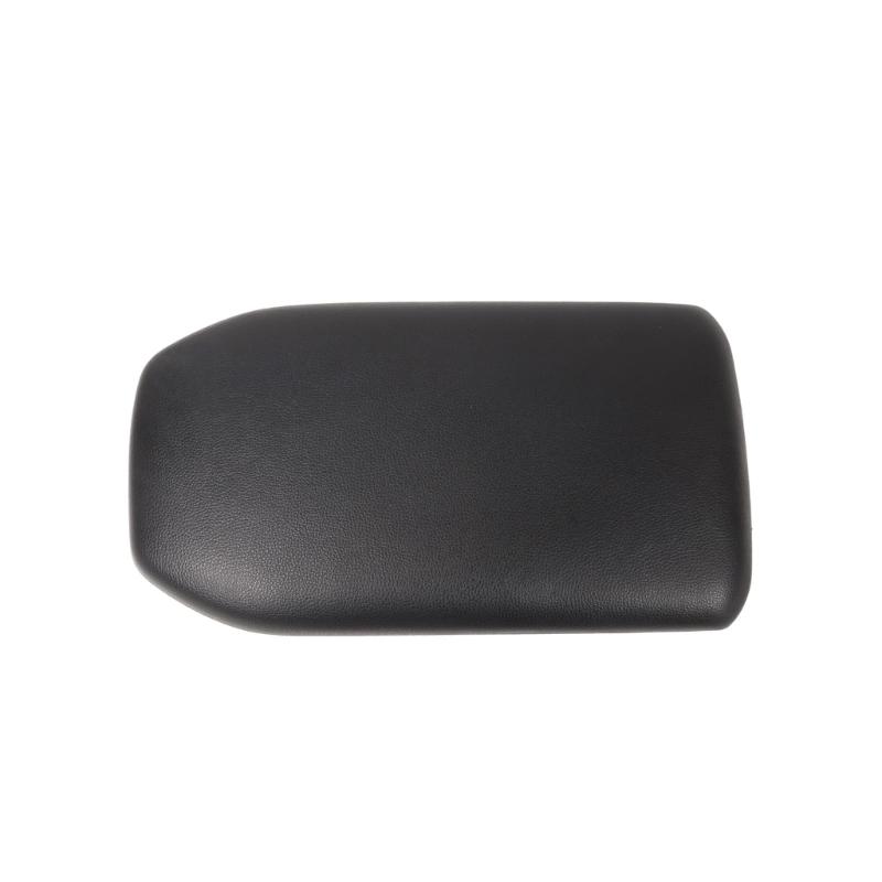 Padded Armrest Lid Cover for Front Center Console OE‑Reference 58204‑02010, Black Textured Seam Finish, Direct Replace Trim for 2019-2024