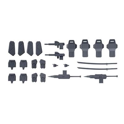 BANDAI SPIRITS HG Kyoukai Senki Weapon Set 5 Modèle en plastique à code couleur à l'échelle 1/72