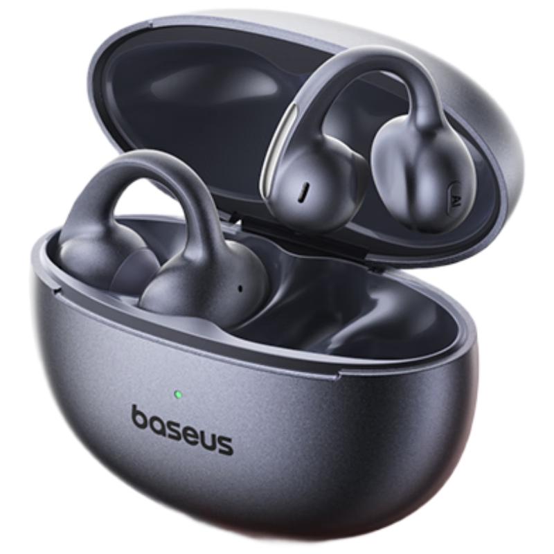 Baseus Fones de Ouvido Bluetooth MC1 Pro AI Clip-On de Ouvido Aberto