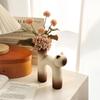 European Style Cat Ceramic Flower Vase Living Room Table Art Flower Arrangement Container Creative Desktop Hydroponic Container