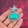 Arizona Türkis Edelstein Anhänger, 925 Sterling Silber Anhänger Schmuck, handgemachter antiker Schmuck Geschenk für Mutter