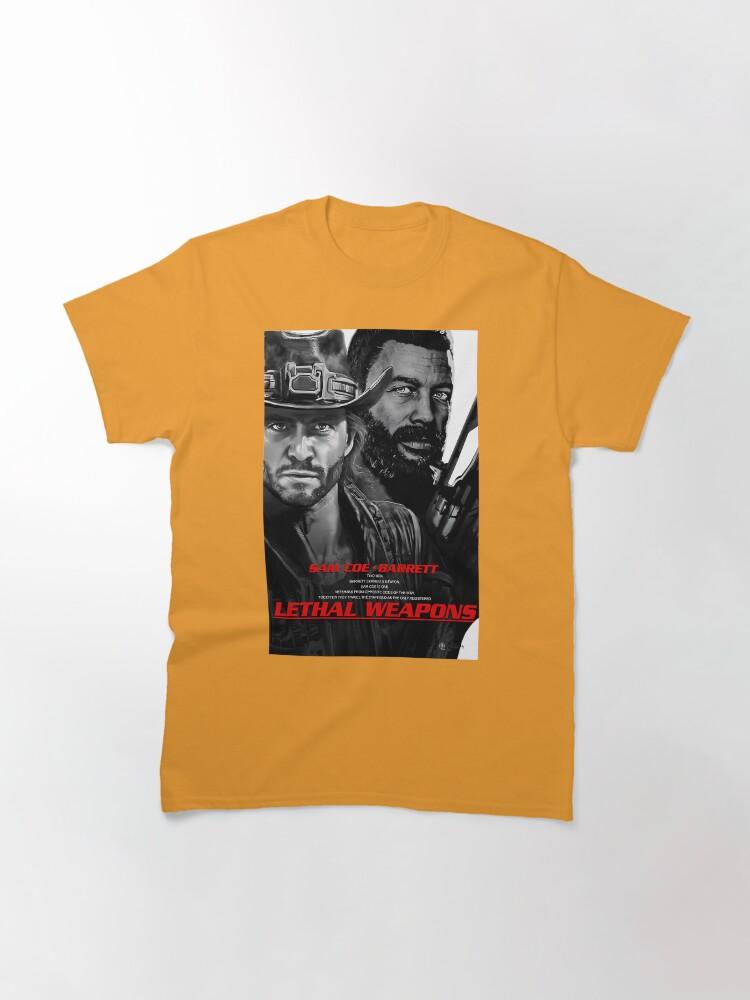 Lethal Weapon Lethal Weapon Riggs Murtaugh Movie Poster Design Classic T-Shirt
