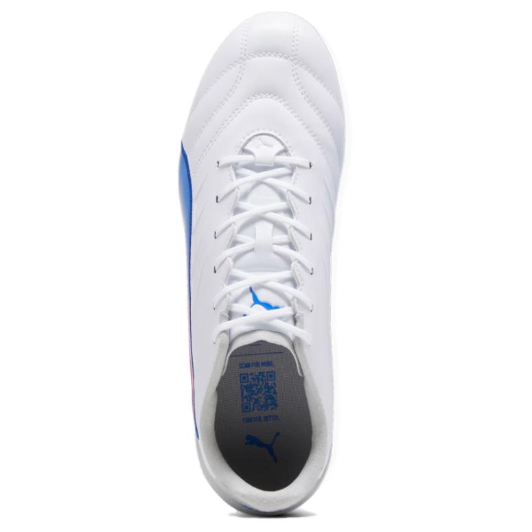 New PUMA King Pro Anti Slip Wear Resistant Soccer Shoes Unisex White 107862-02