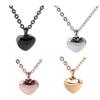 Cremation Jewellery Ash Urn Pendant Keepsake Memorial Necklace Locket Heart-shaped Minimalist Commemorative Gift