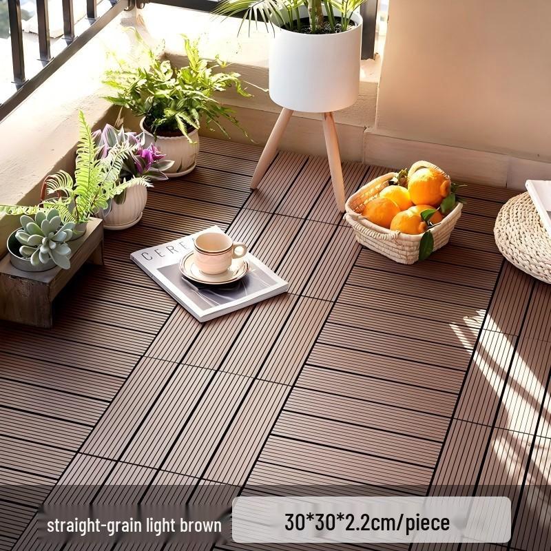 Pavimentazione per esterni impermeabile anticorrosione: Pavimentazione Composita Spessa e Durevole per Giardino e Balcone.