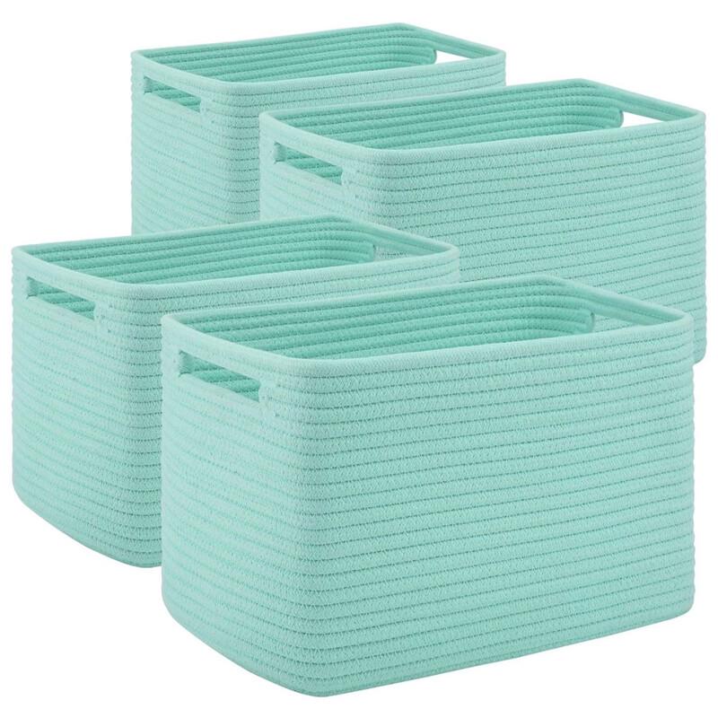 Miflame Nordic Cotton Rope Storage Basket 37x25x22cm