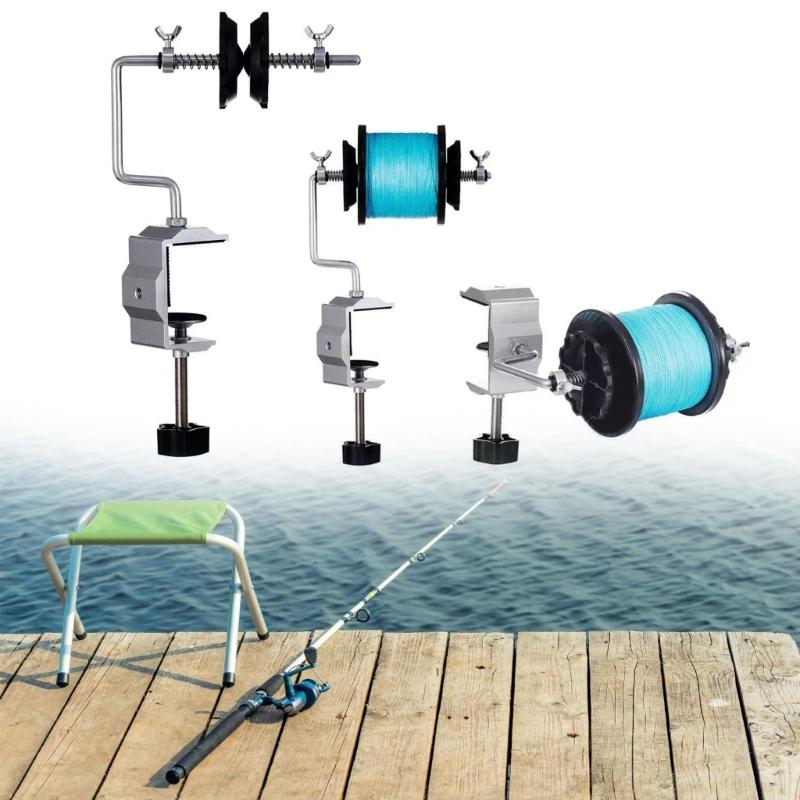 Spooler Remover Winder Fishing Line Spooler Winder Reel Spooling Tool Spooling Station System Fishing Tackle