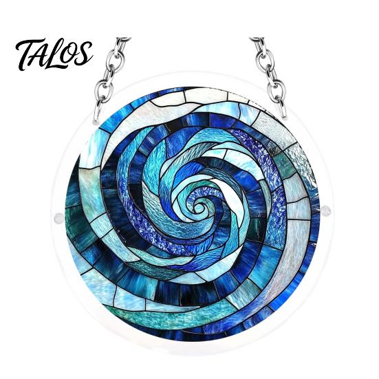Puzzle Gift for Adults Acrylic Suncatcher, Artistic Window Hanging Ornament, 7.48 Inch Sun Satisfying Weekend Project Catcher Decoration, Ideal