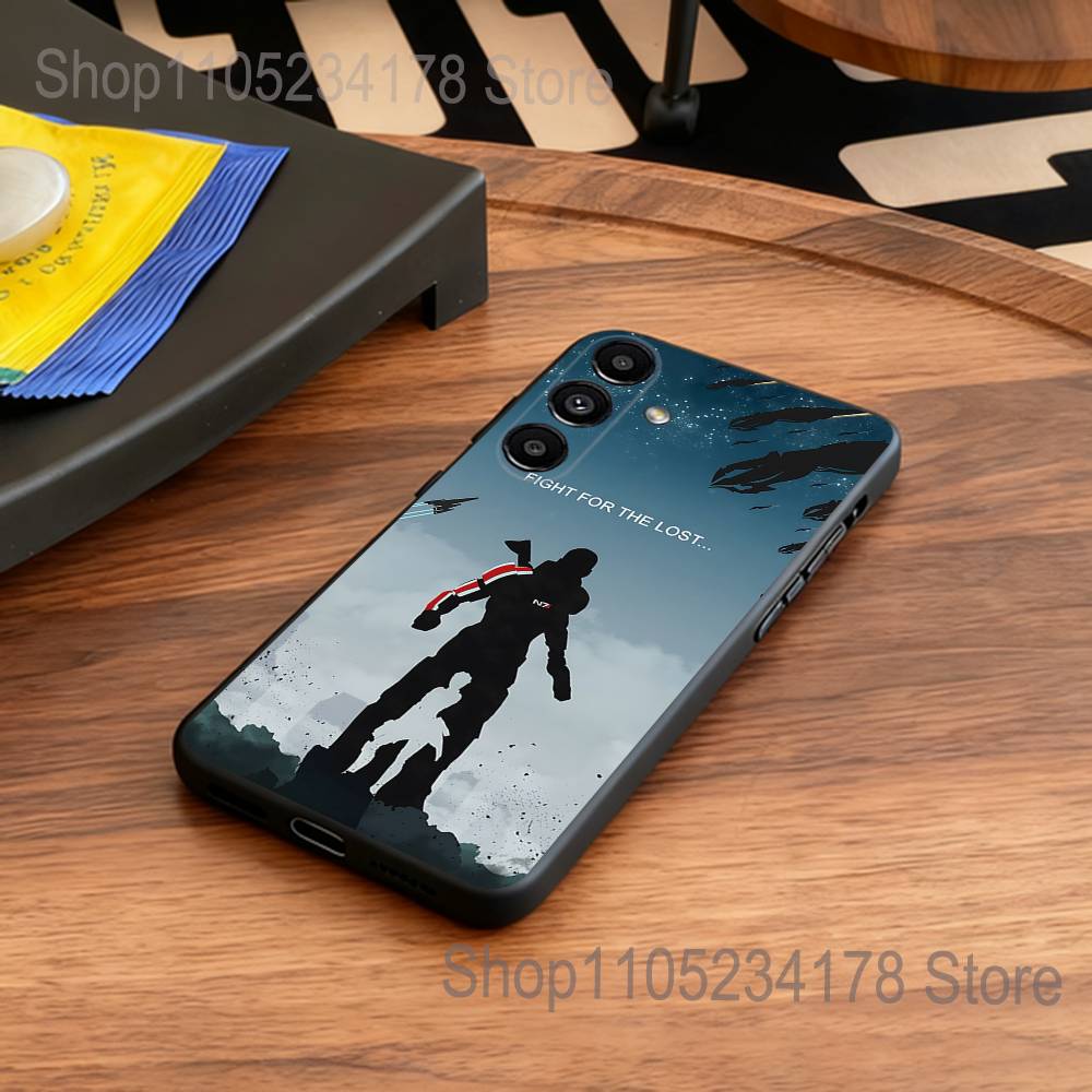 N7 M-Mass Effect Game Phone Case for Samsung S Series S21 S22 S23 S24 S25 FE Plus Ultra TPU Soft To Skin-friendly Case