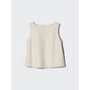 Uniqlo Japan Linen Blend Blouse Sleeveless