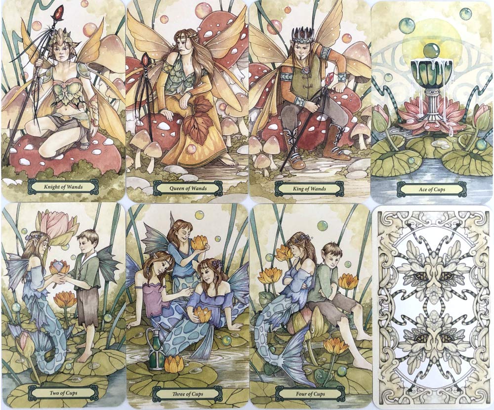 Mystic Faerie Tarot Waite 78 Tarot with Japanese Authentic Product I.I.J Deck, Edition, Cards, Reading, Instructions,
