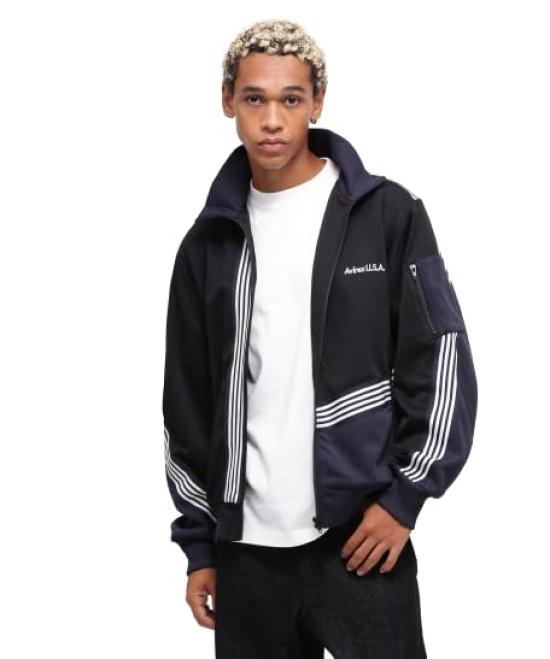 

Avirex CROSSOVER TRACK JACKET, Crossover, Мужская, XL, 010, Черный, 783-4230021