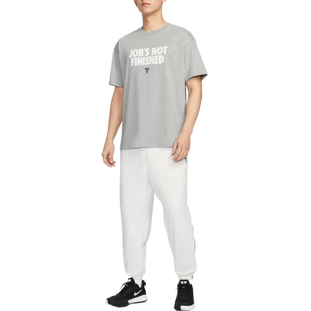 Nike Kobe Fashion Comfortable Simple Versatile Short Sleeve T-Shirt Men Tops Dark-Gray II6592063