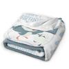 Puffins Rocks Plush Blankets Students  Flannel Throw Blanket For Home Decor Soft Warm Design Quality Bedspread Birthday Present