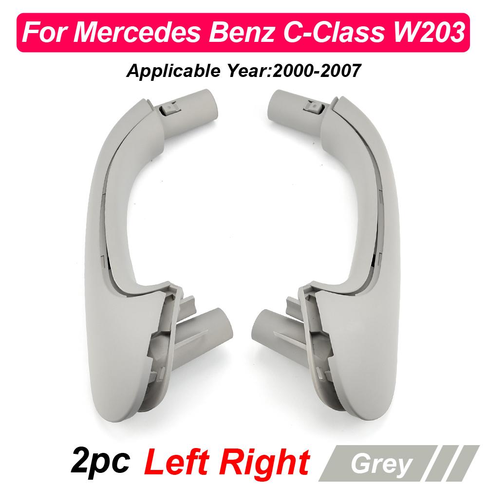 For Mercedes Benz C-Class W203 Inner Door Pull Handle Cover Interior Accessories Handles Front Rear Black Beige Grey 2038101551