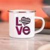 Bride Bridegroom Creative Enamel Coffee Mugs Marry Party Wine Beer Drink Juice Cocoa Cups Lovers Milk Water Mug Valentines Gifts