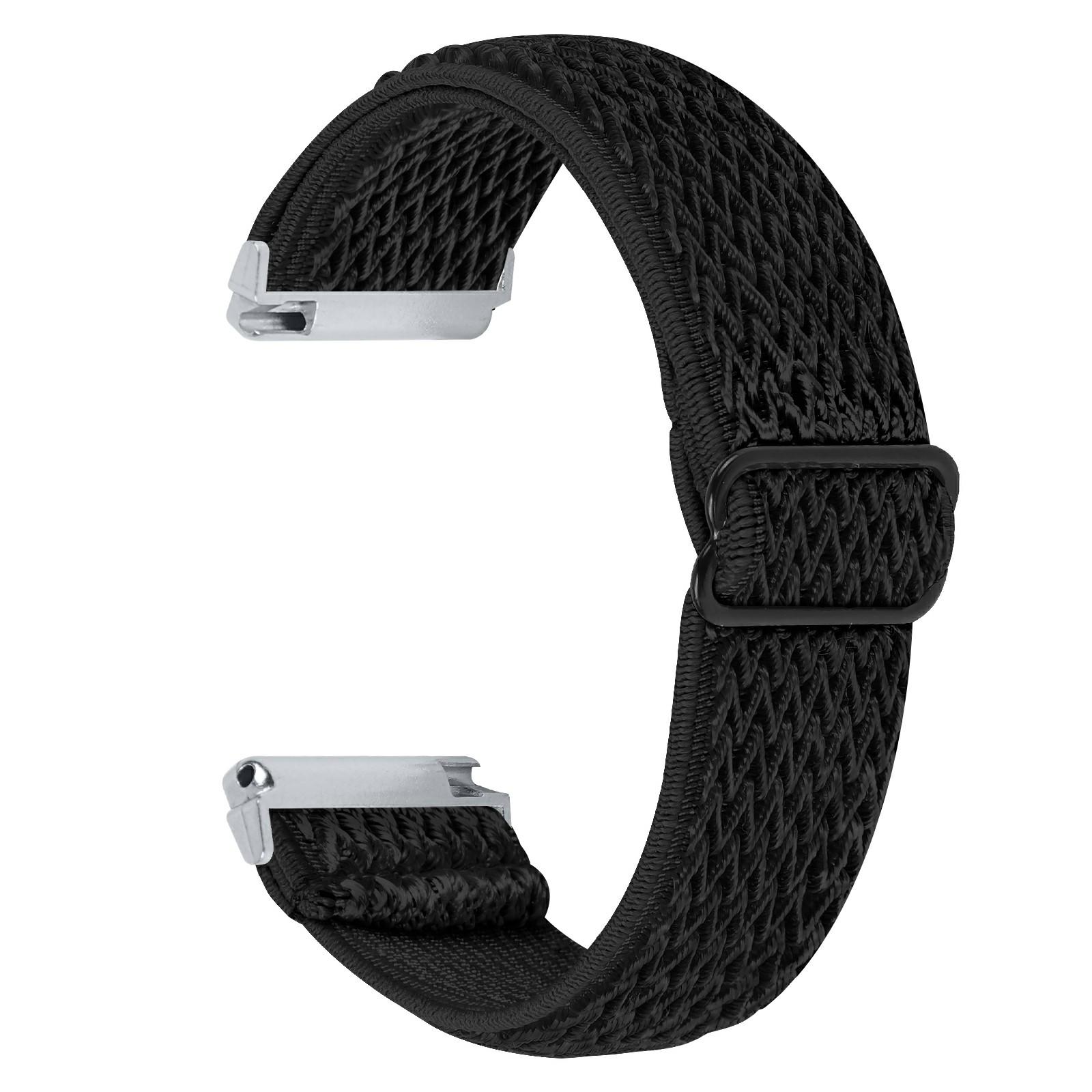 

For Garmin Vivomove 3/GarminMove 3 20mm Elastic Watch Strap Replacement Watchband Black