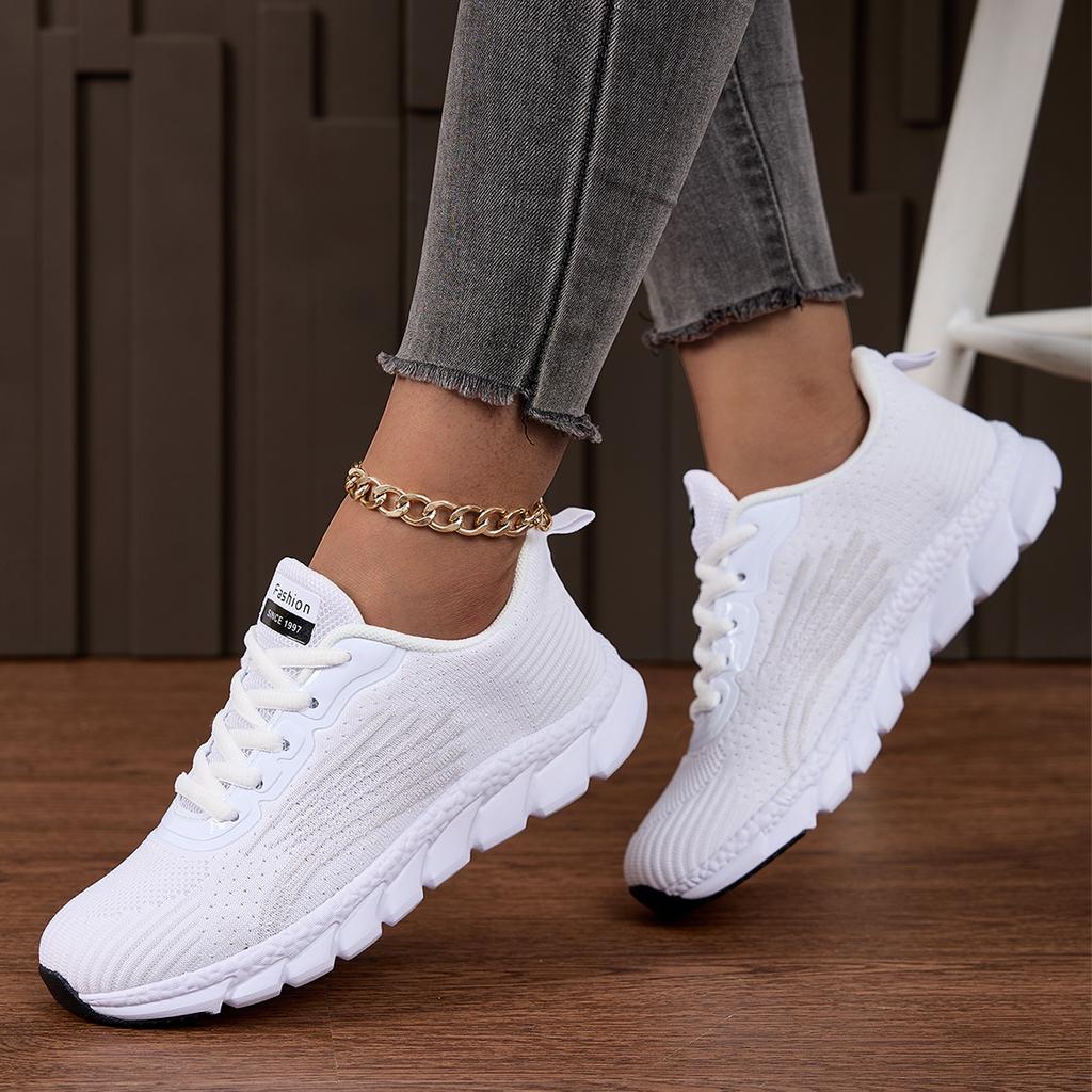 Women Shoes For Female High Quality Fashion Classic Sneakers Comfortable Mesh Breathable White Casual Shoe Running Women Shoes