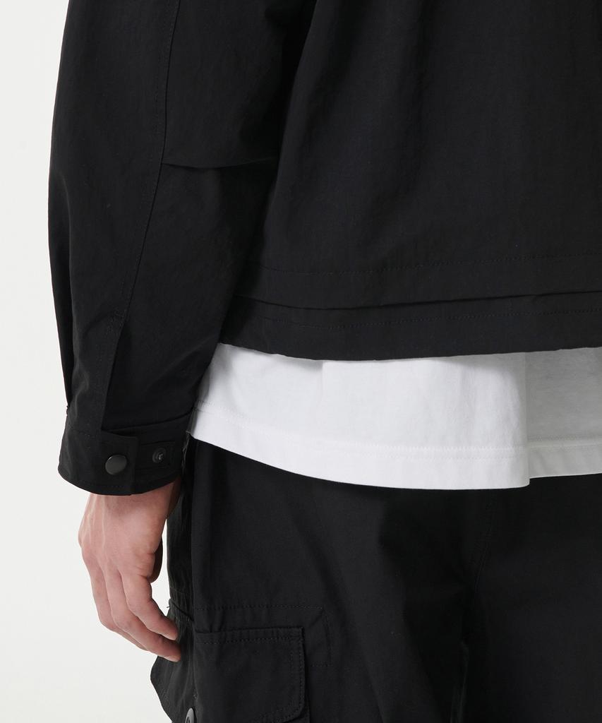 Musinsa Standard Crease Layered Field Jacket [Black]