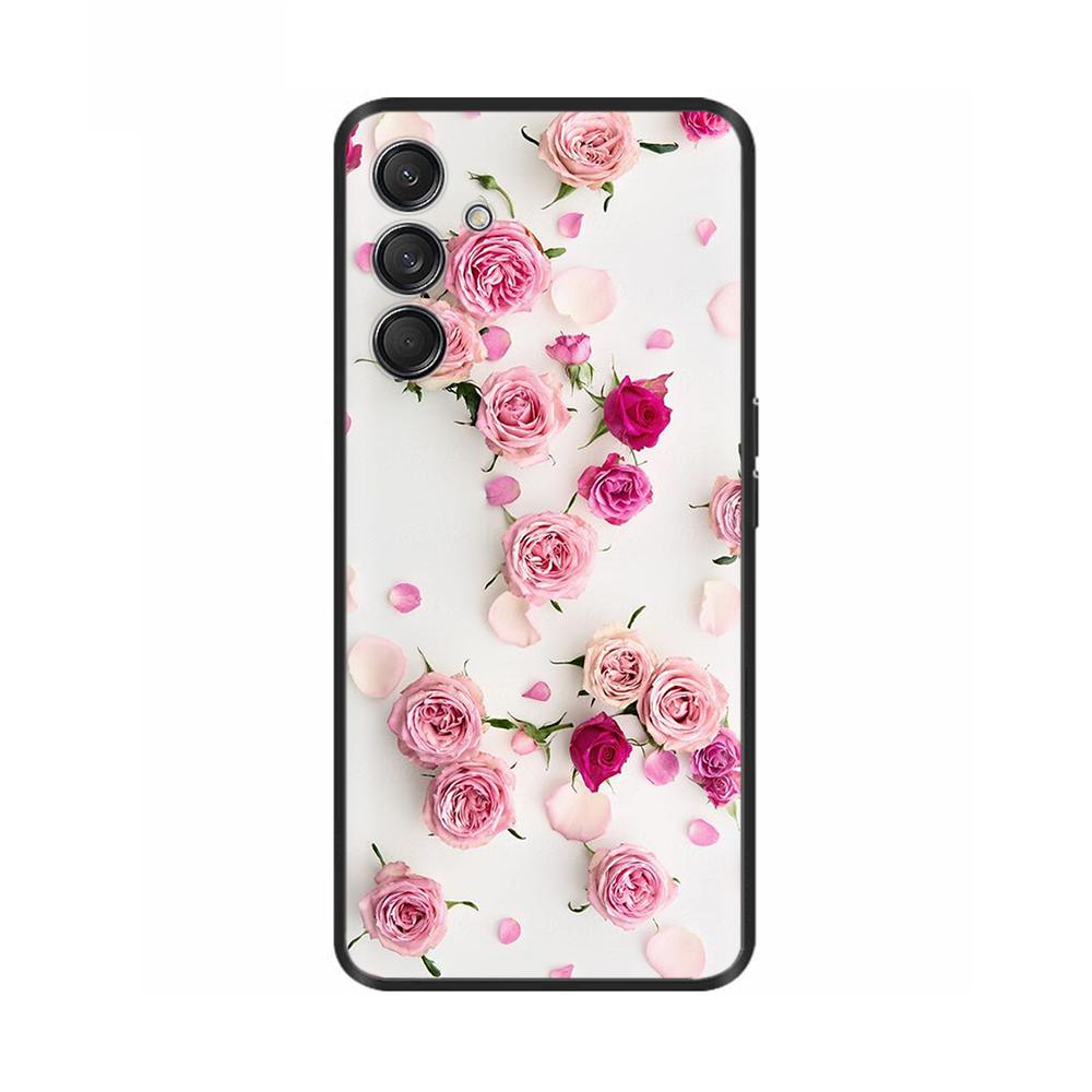 Case For Samsung Galaxy M15 M55 F15 5G Soft Silicone Back Cover For Samsung M15 SM-M156B M556B Phone Protective Shell Cases Para