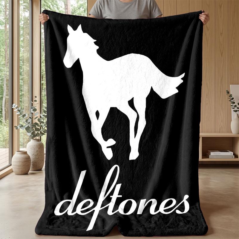 Weiche Flanelldecke Leicht Gemütlich Schlafzimmer Wohnzimmer AbdeckungDeftones