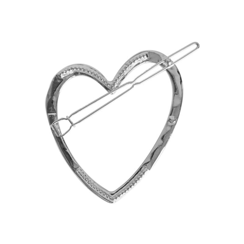 efor. Punching Heart Hair Pin